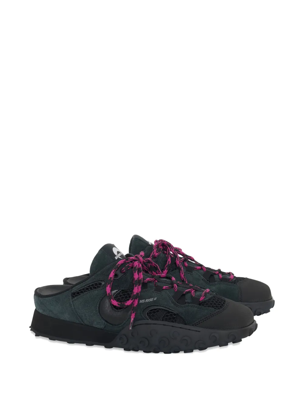 Marine Serre Muiltjes met veterdetail Zwart