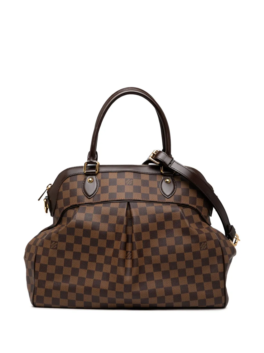 Louis Vuitton Pre-Owned 2007 ダミエ エベヌ トレヴィ GM サッチェルバッグ - ブラウン Louis Vuitton Pre-Owned 2007 ダミエ エベヌ トレヴィ GM サッチェルバッグ - ブラウン