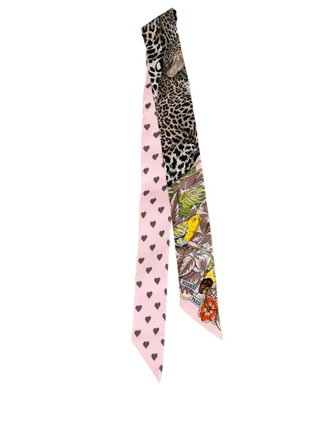 Hermès Pre-Owned 2020-2025 Jungle Love Love Silk Twilly Scarf scarves