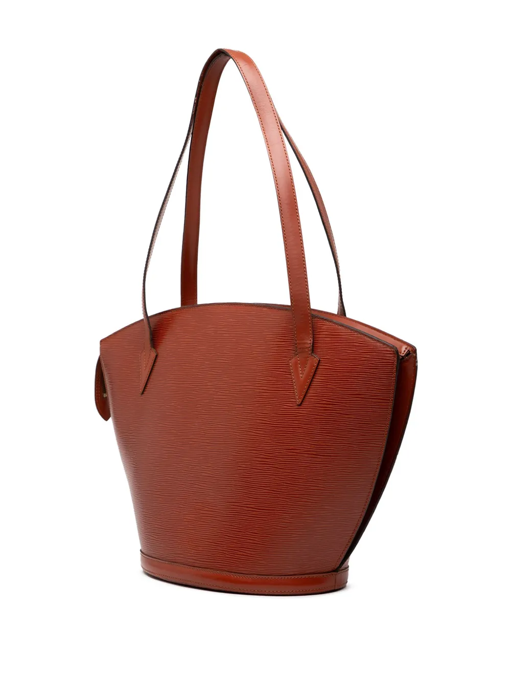 Pre-owned Louis Vuitton 1995 Epi Saint Jacques Gm Long Strap Shoulder Bag In Brown