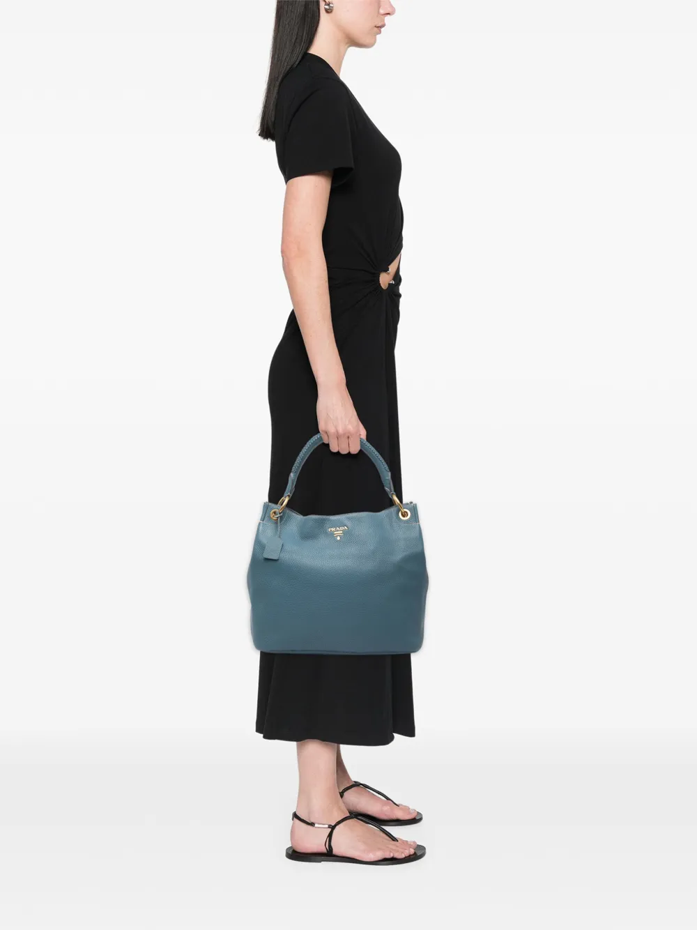 Prada Pre-Owned 2013-2025 Vitello Daino hobo bag | Pre-Owned | Image 2