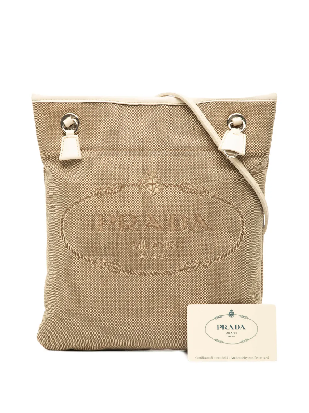 Prada Pre-Owned Canapa axelremsväska med logotyp från 2000-2025 | Pre-Owned | Image 2