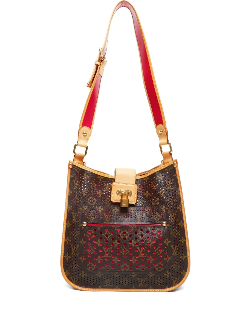 Louis Vuitton Pre-Owned 2016 ミュゼット モノグラム パフォ ショルダーバッグ - ブラウン Louis Vuitton Pre-Owned 2016 ミュゼット モノグラム パフォ ショルダーバッグ - ブラウン
