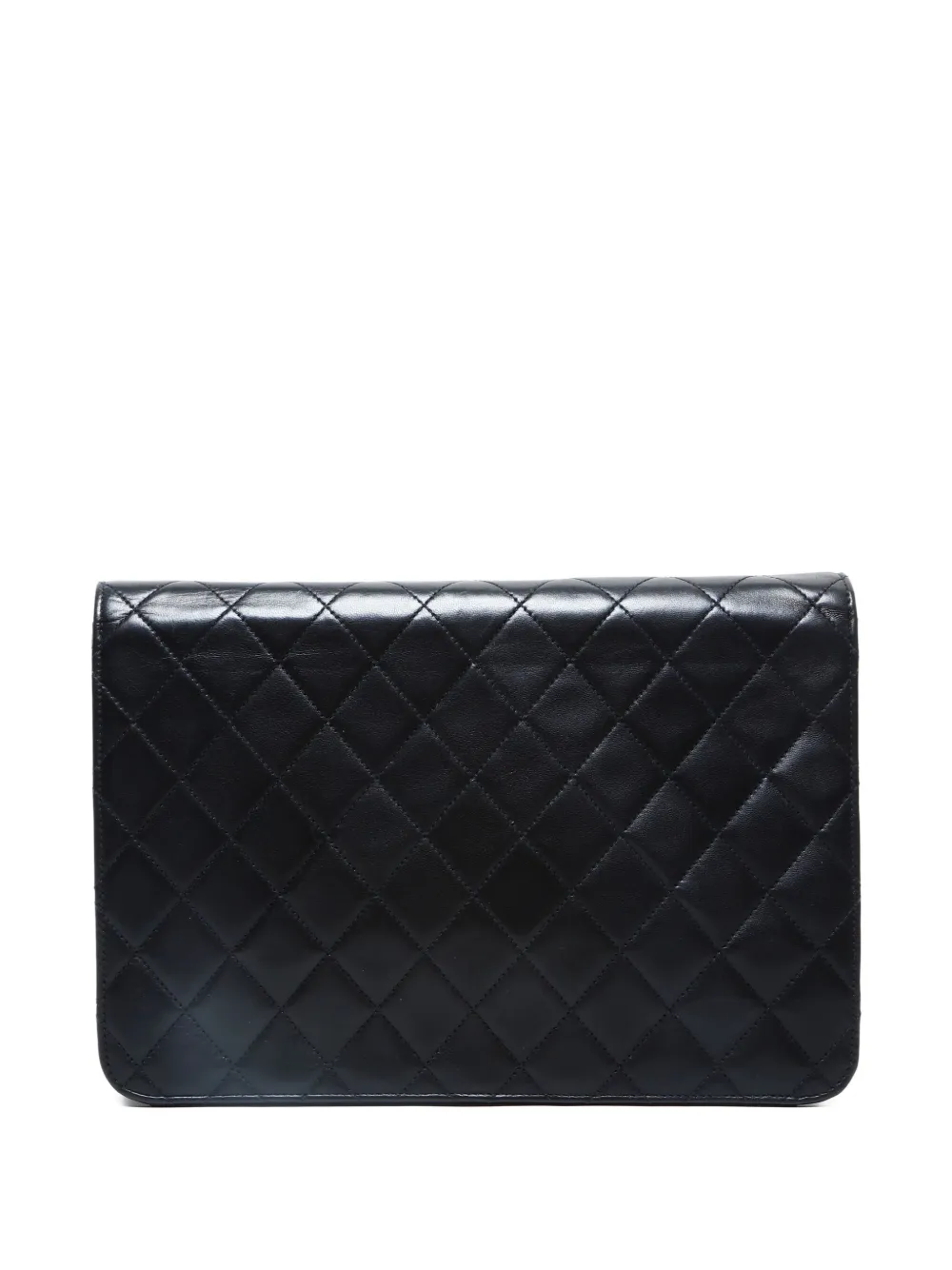CHANEL Pre-Owned 1996-1997 push-lock chain-flap shoulder bag - Zwart