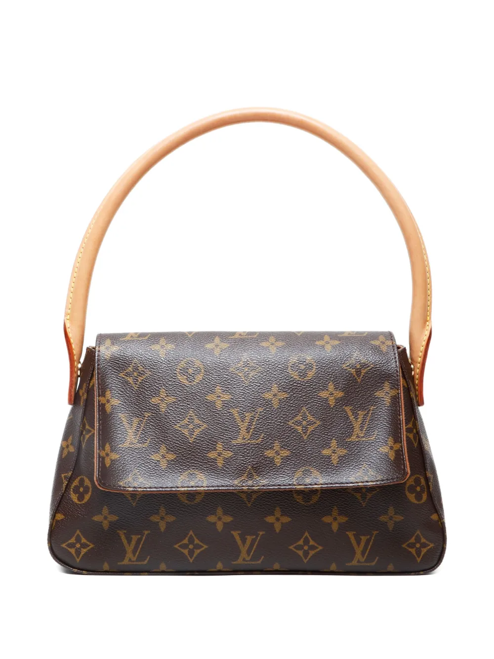 Pre-owned Louis Vuitton 2003 Monogram Mini Shoulder Bag In Brown