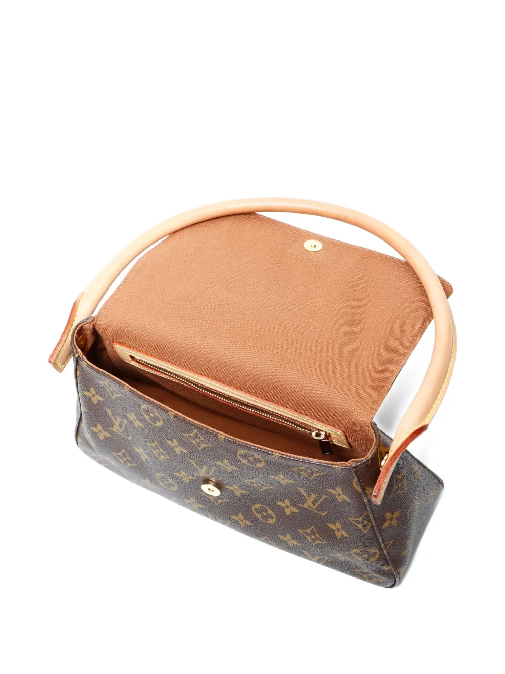 Pre-owned Louis Vuitton 2003 Monogram Mini Shoulder Bag In Brown