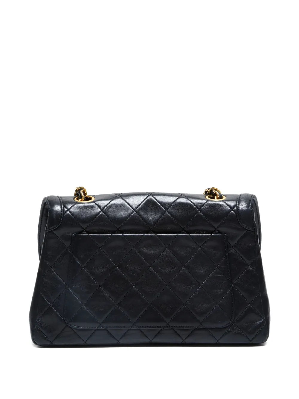 CHANEL Pre-Owned 1989-1991 Classic Flap chain shoulder bag - Zwart