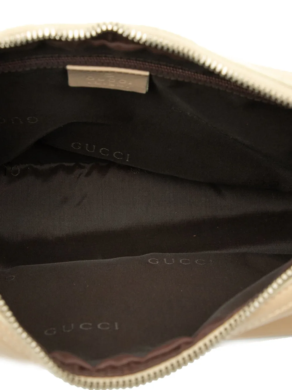 Pre-owned Gucci 2000-2015 Leather Shoulder Bag In Brown