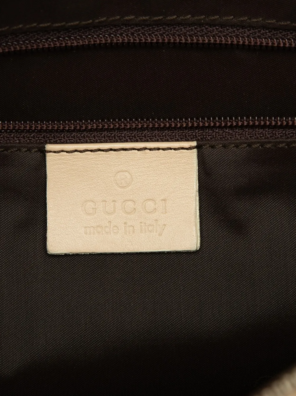 Pre-owned Gucci 2000-2015 Leather Shoulder Bag In Brown