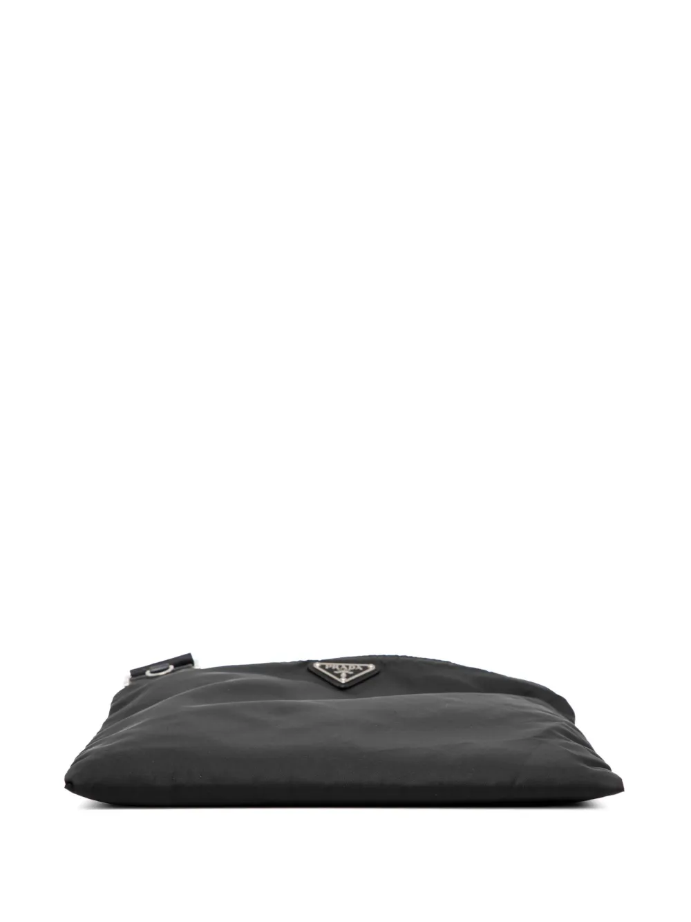 Pre-owned Prada 2013-2025 Tessuto Zip Top Crossbody Bag In Black