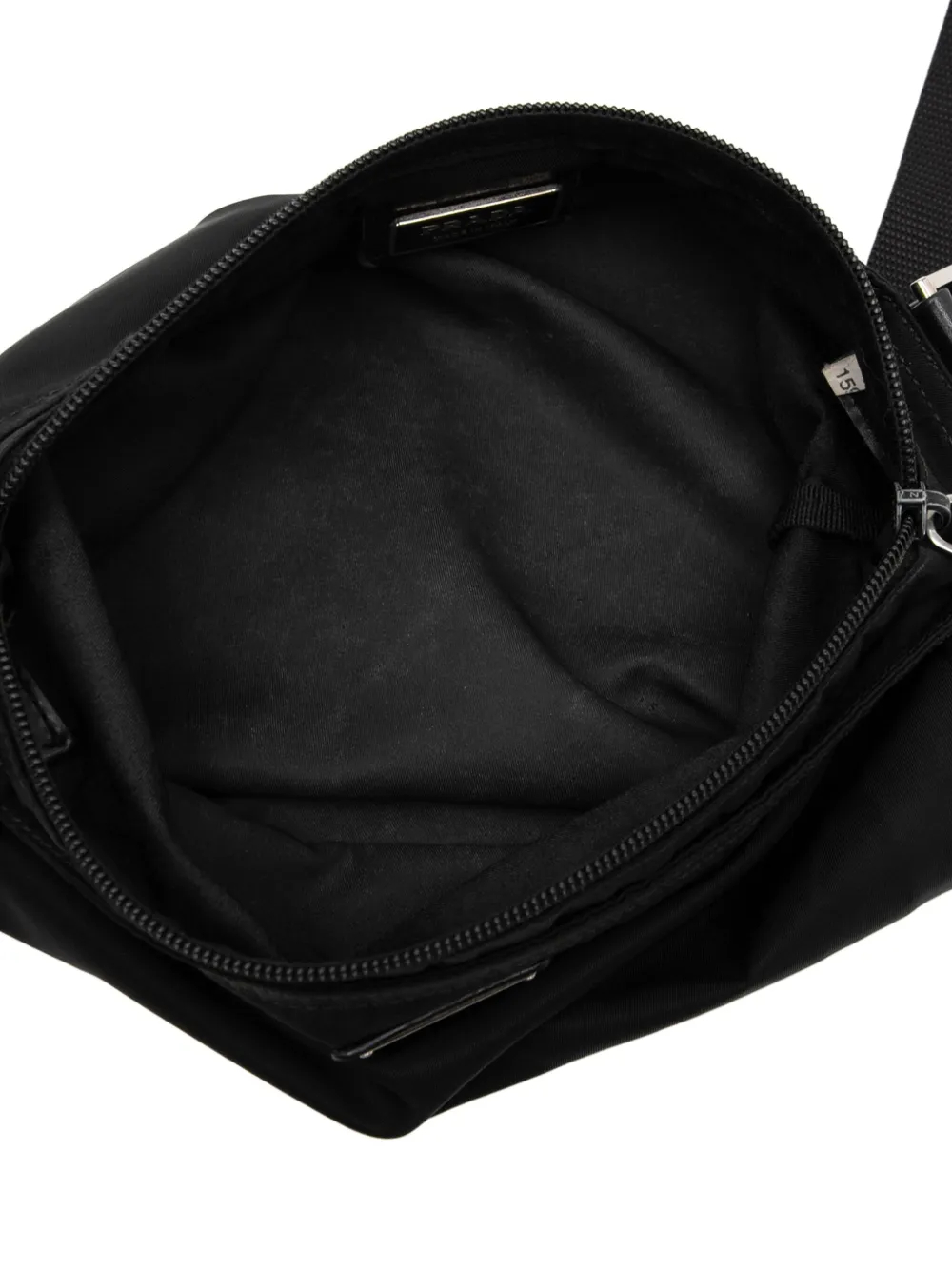 Pre-owned Prada 2013-2025 Tessuto Zip Top Crossbody Bag In Black