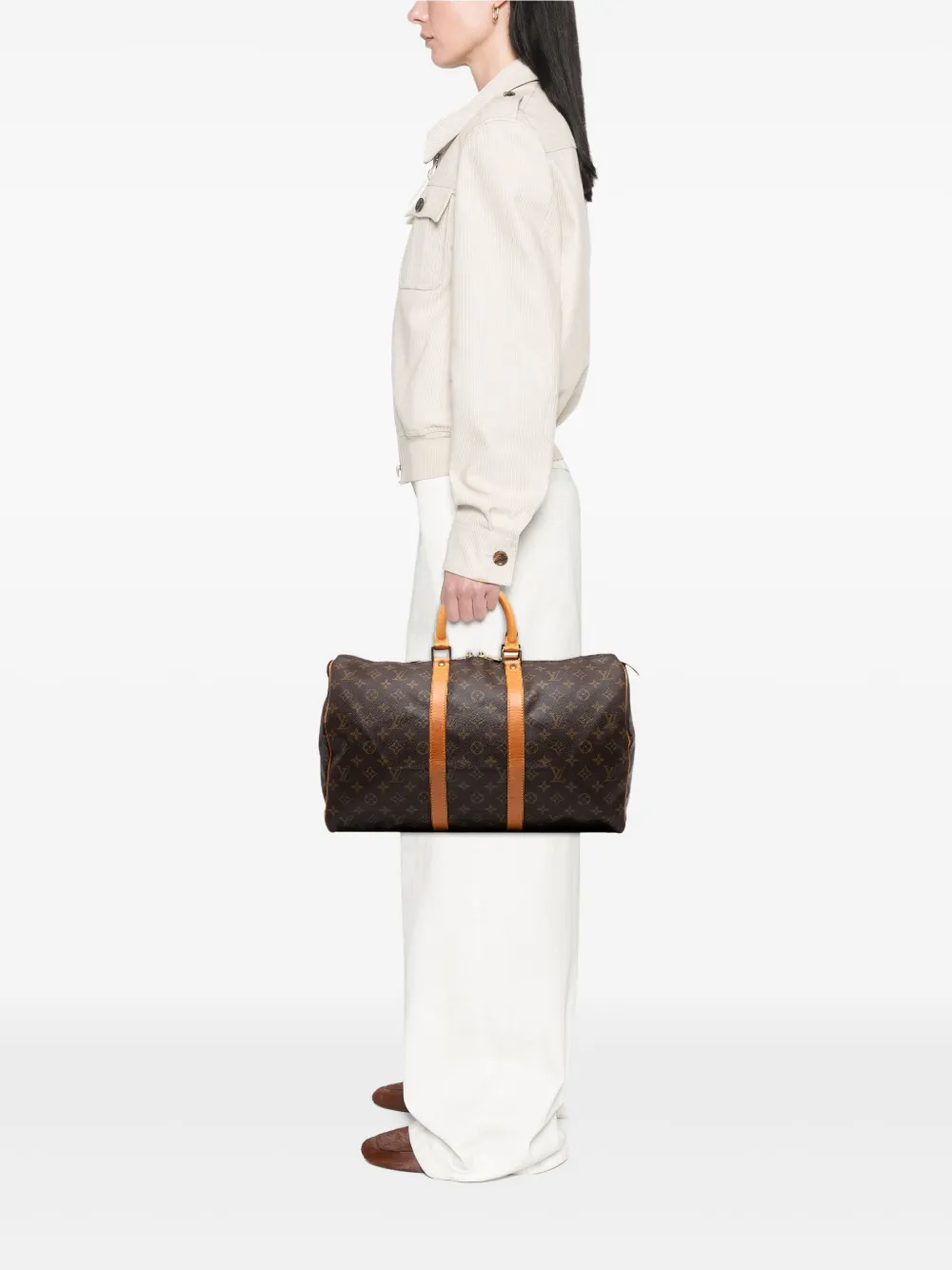 Louis Vuitton Pre-Owned 1992 Monogram Keepall 45 travel bag | Pre-Owned | Image 2