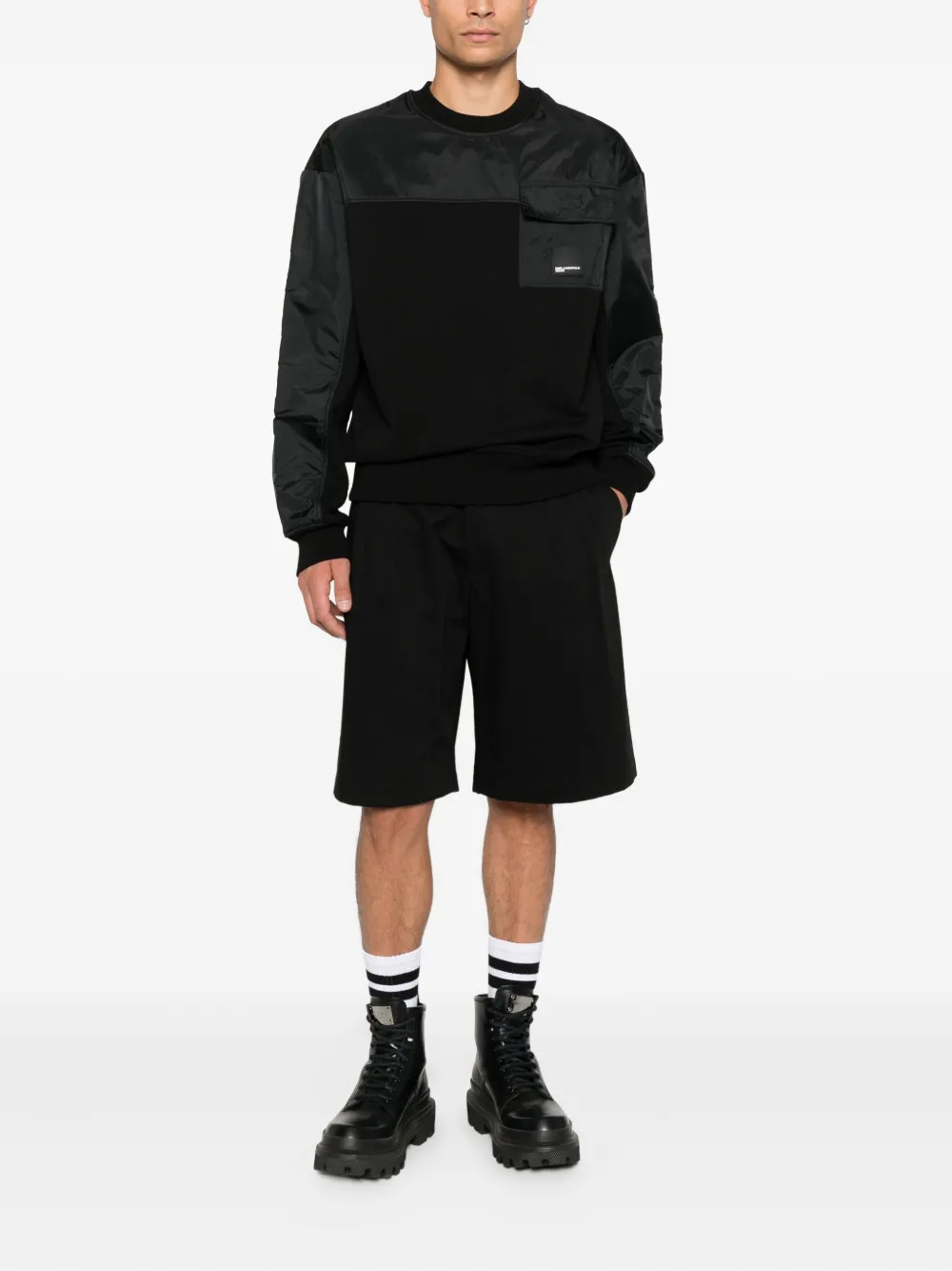 Karl Lagerfeld Jeans sweat à design superposé | Sweats | Image 2