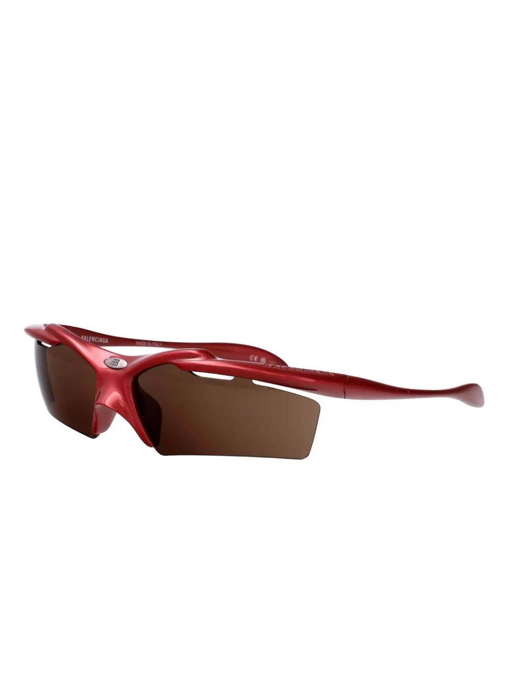 Balenciaga Eyewear Zonnebril met geometrisch montuur - Rood