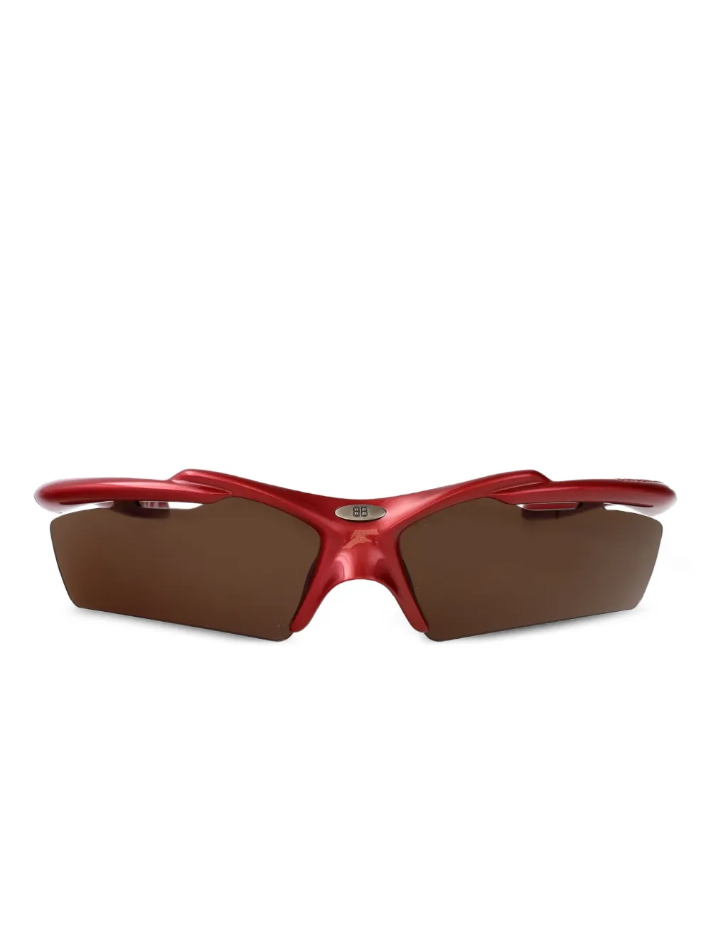 Balenciaga Eyewear Occhiali da sole geometrici - Rosso