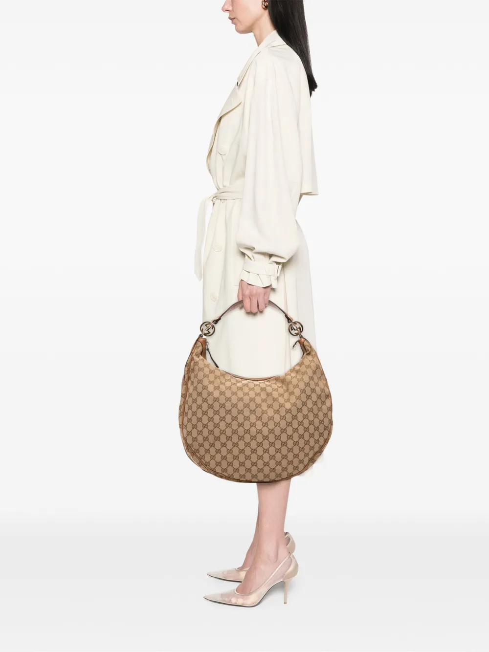 Gucci Pre-Owned 2016-2025 Large GG Canvas Twins hobo bag | Pre-Owned | Image 2