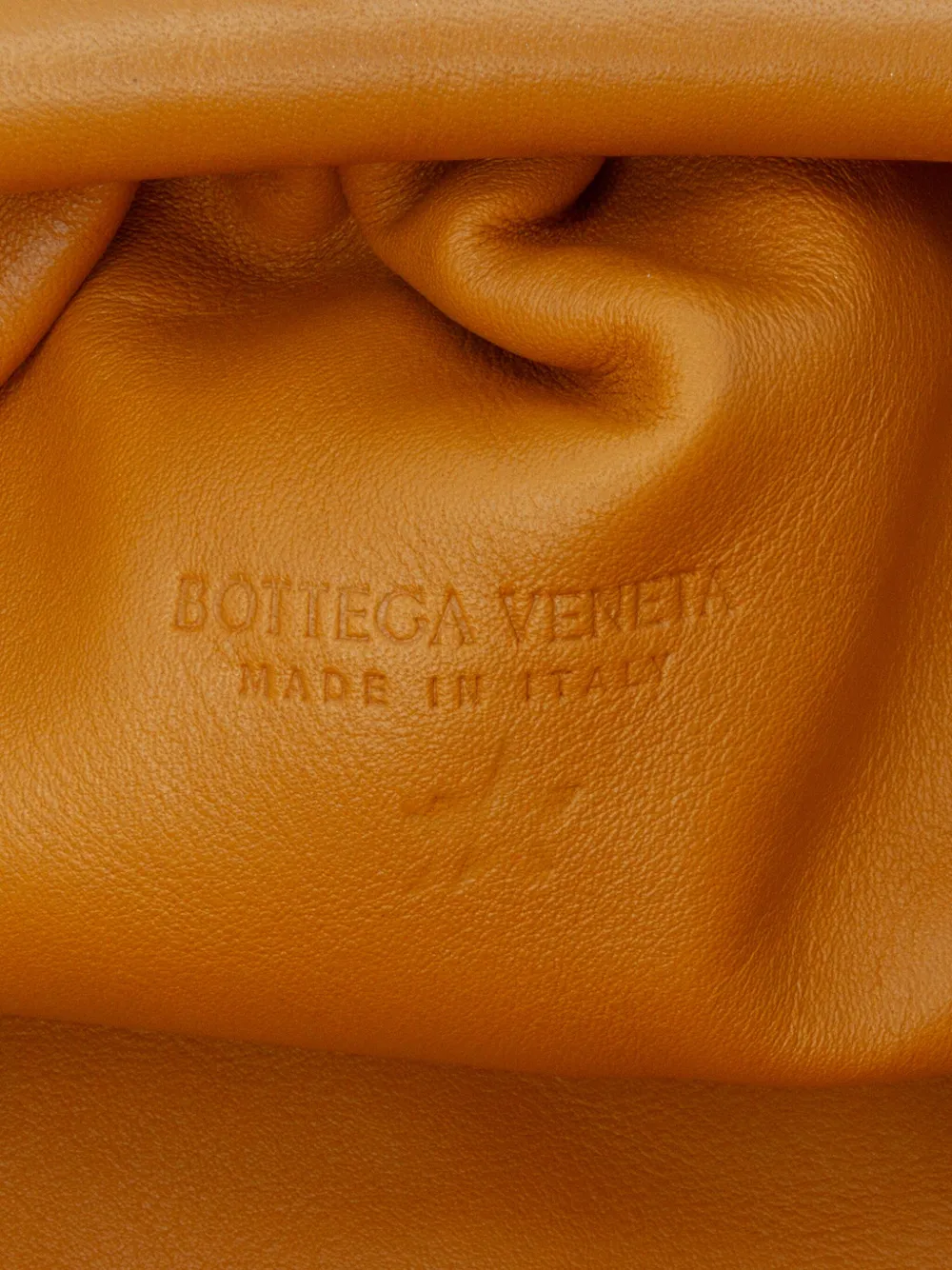 Pre-owned Bottega Veneta 2012-2025 Lambskin The Mini Pouch Crossbody Bag In Brown