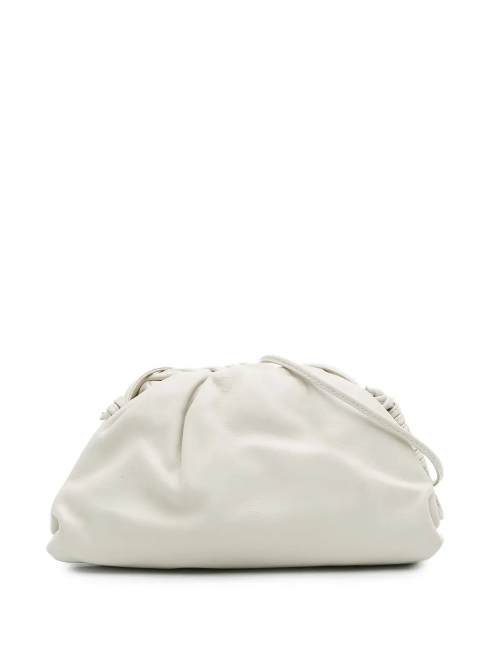 Bottega Veneta Pre-Owned 2012-2025 Lambskin The Mini Pouch crossbody bag - Bianco