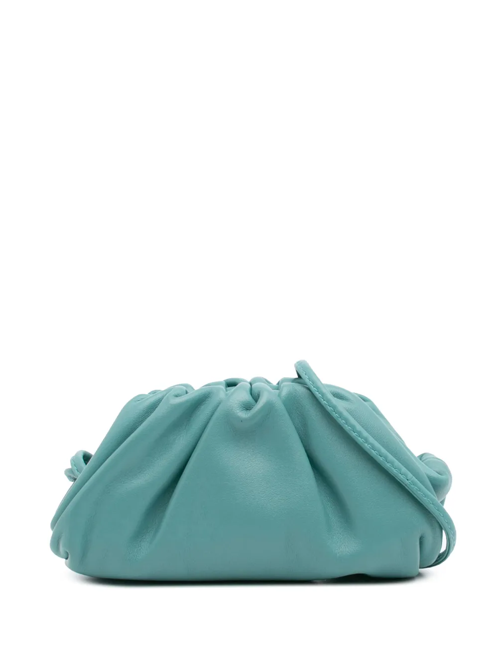 Bottega Veneta Pre-Owned 2012-2025 Lambskin The Extra Mini Pouch crossbody bag | Blue | Image 1