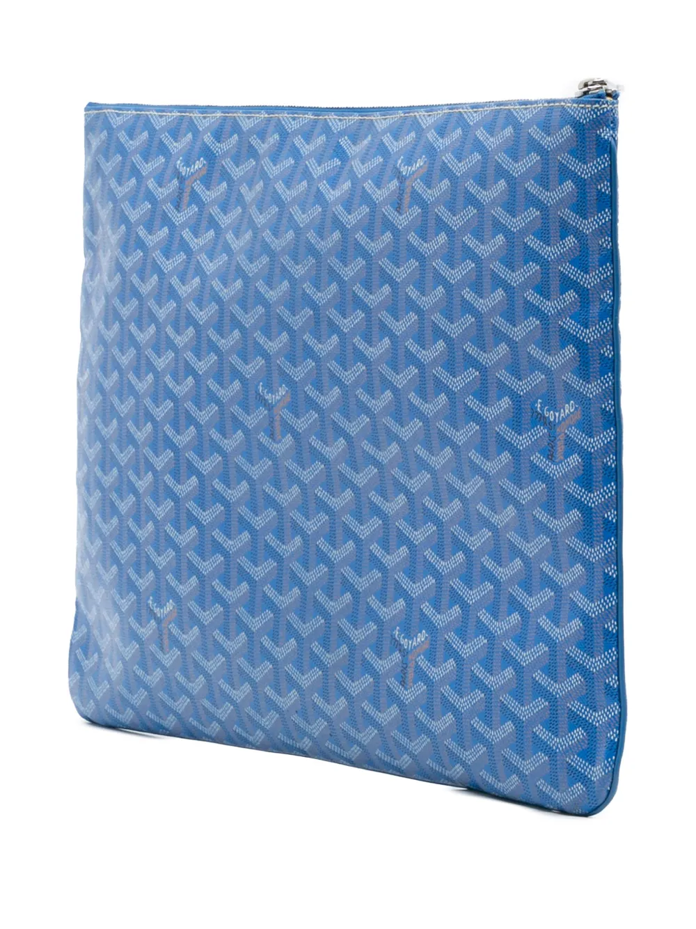 Pre-owned Goyard 2015 Ine Senat Gm Clutch Bag In Blue