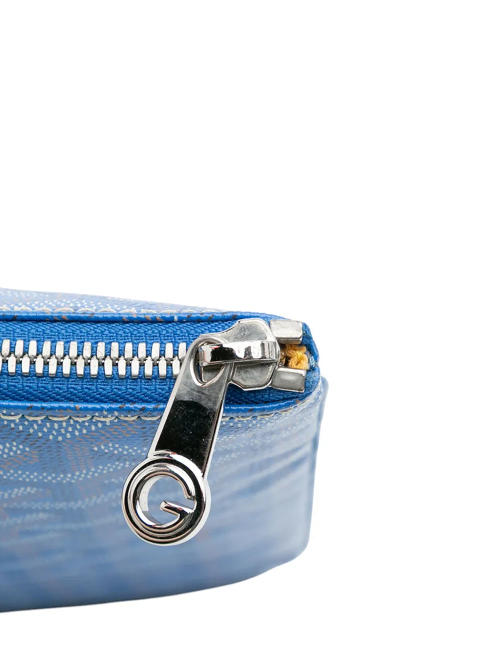 Pre-owned Goyard 2015 Ine Senat Gm Clutch Bag In Blue