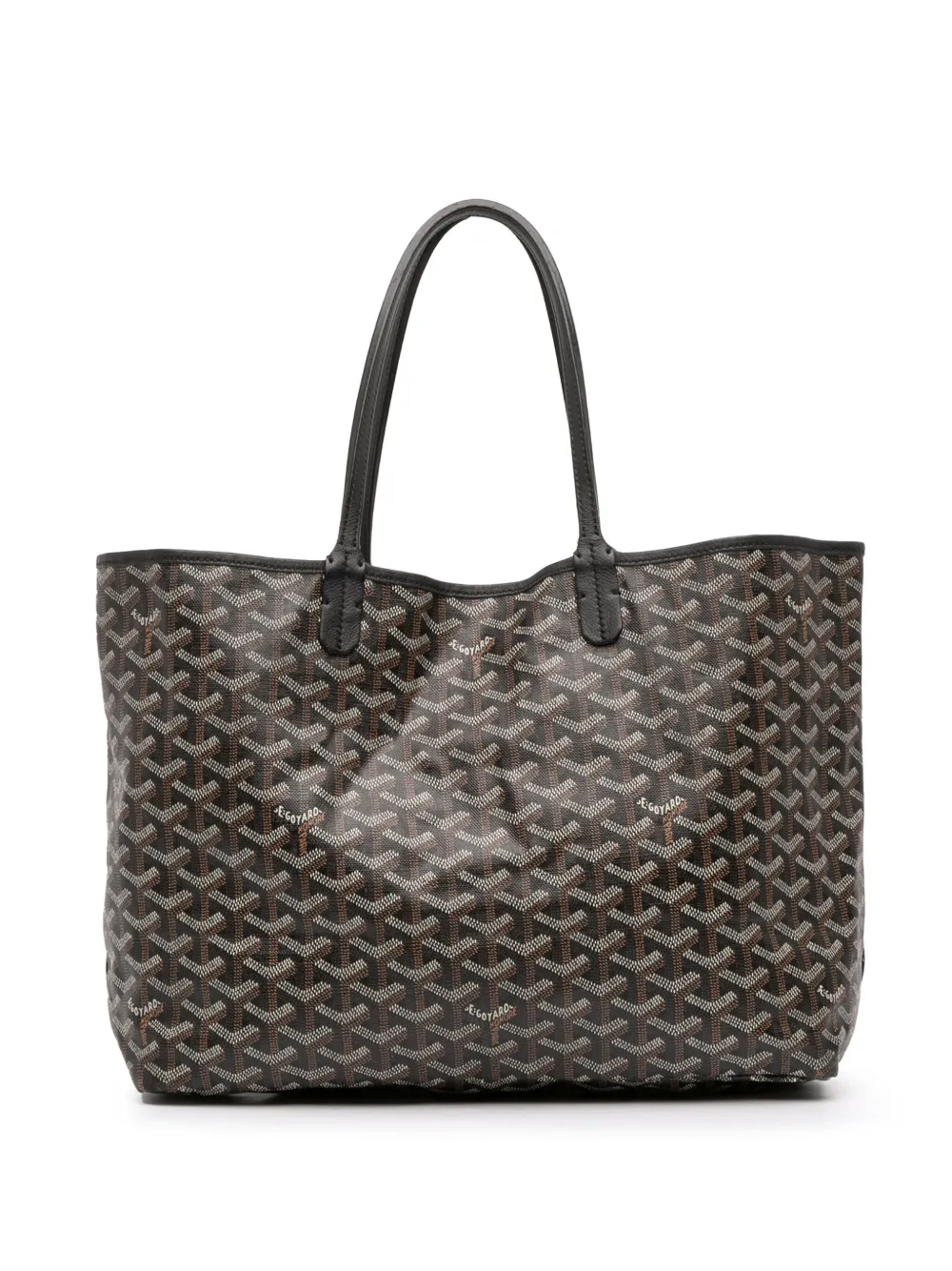 Pre-owned Goyard 2017 Ine Saint Louis Pm Tote Bag In Black