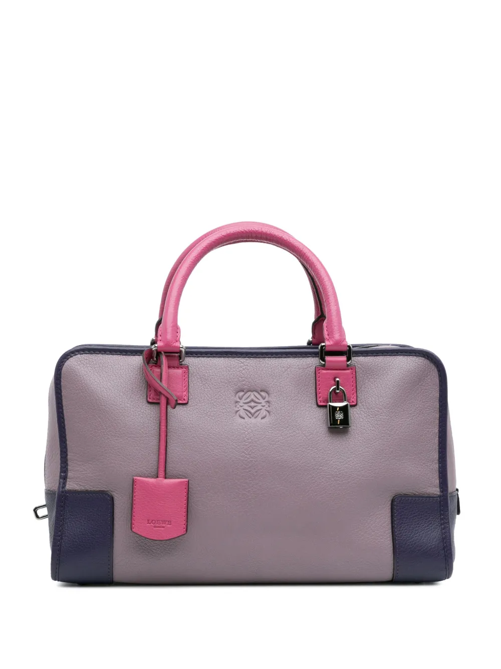 Loewe Pre-Owned 2010-2025 Tricolor Goatskin Amazona 36 handbag - Rosa
