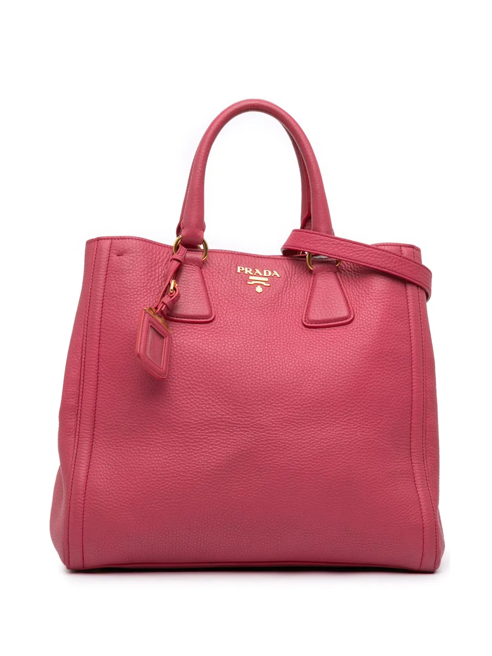 Prada Pre-Owned bolsa satchel Vitello Daino Open convertible 2010-2025 | rosado | Image 1