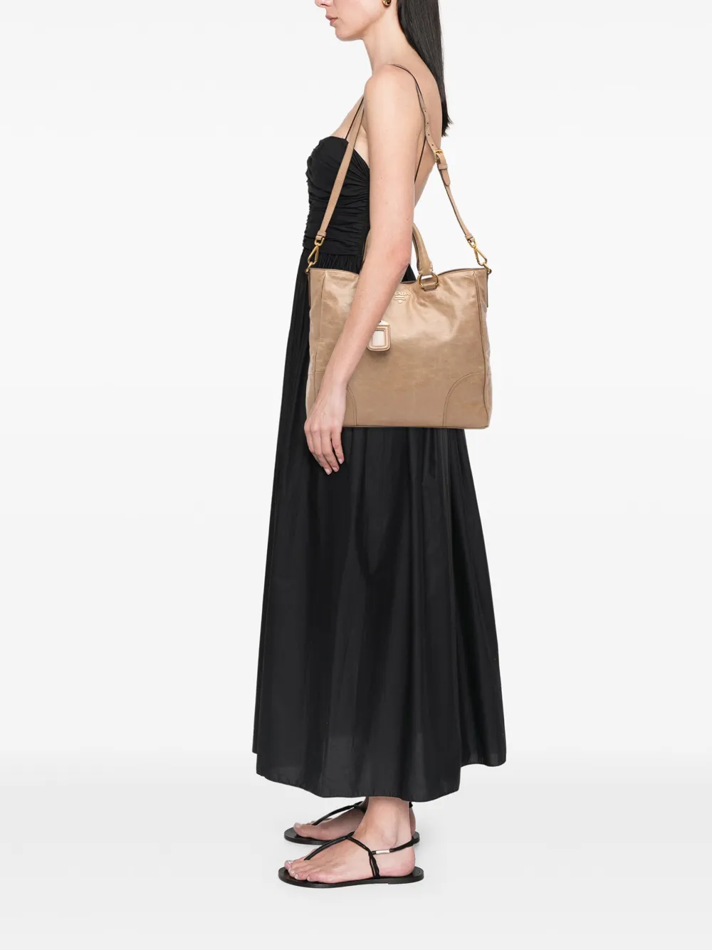 Prada Pre-Owned 2010-2025 Vitello Shine satchel | Pre-Owned | Image 2