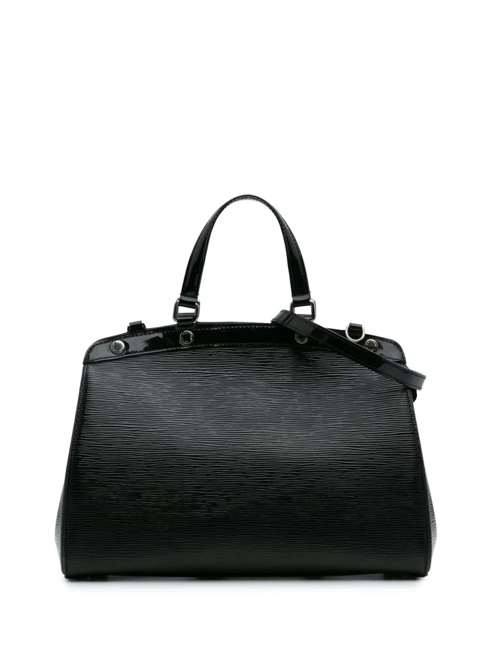 Pre-owned Louis Vuitton 2014 Electric Epi Brea Mm Satchel In Black