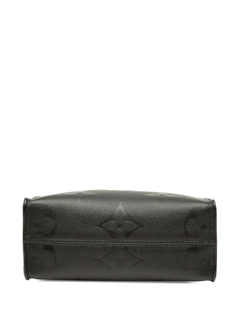 Pre-owned Louis Vuitton 2021-2025 Monogram Empreinte Onthego Pm Satchel In Black