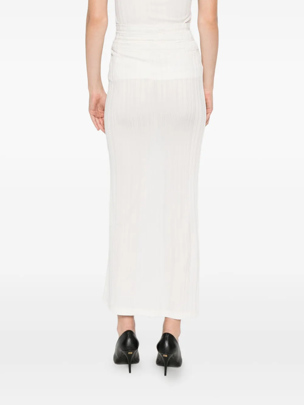 Viktor & Rolf Gelaagde midi-rok Beige