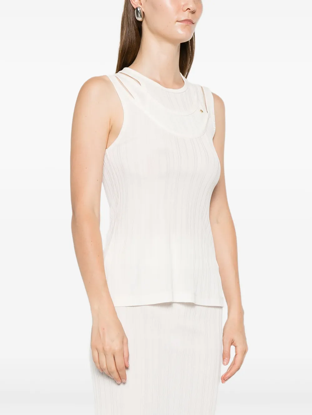 Viktor & Rolf Gelaagde tanktop Beige