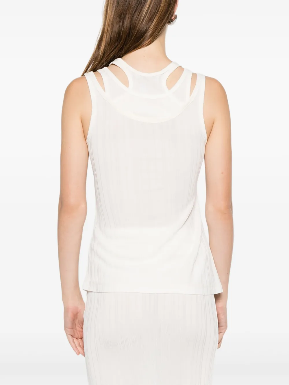 Viktor & Rolf Gelaagde tanktop Beige