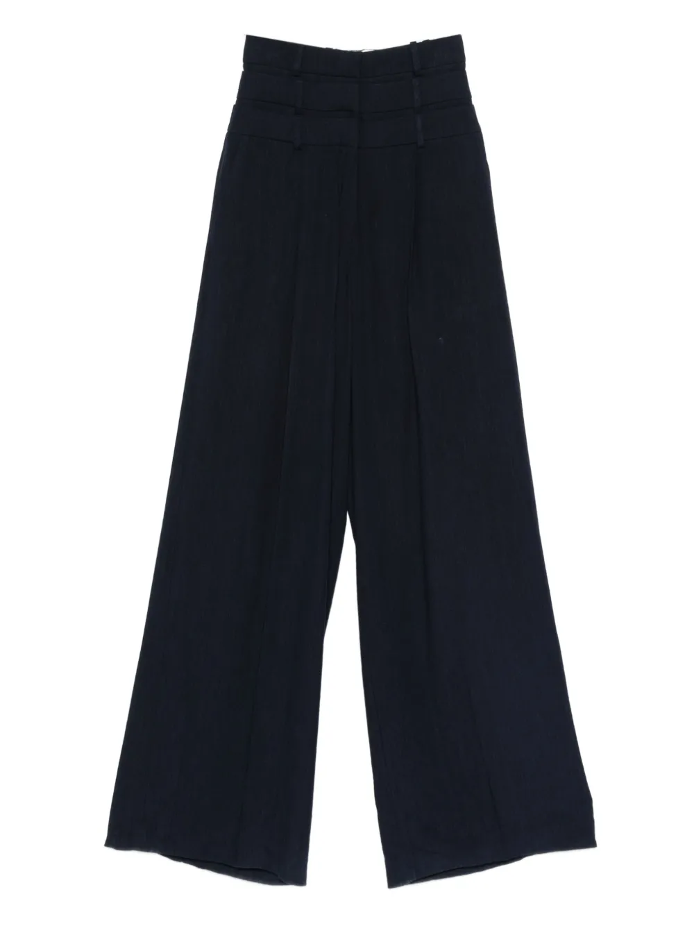 Viktor & Rolf Layered Trousers In Blue