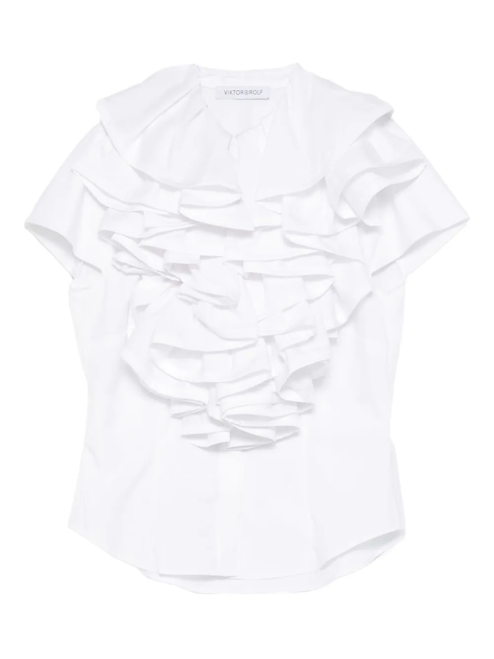 Viktor & Rolf Camicia Jabot - Bianco