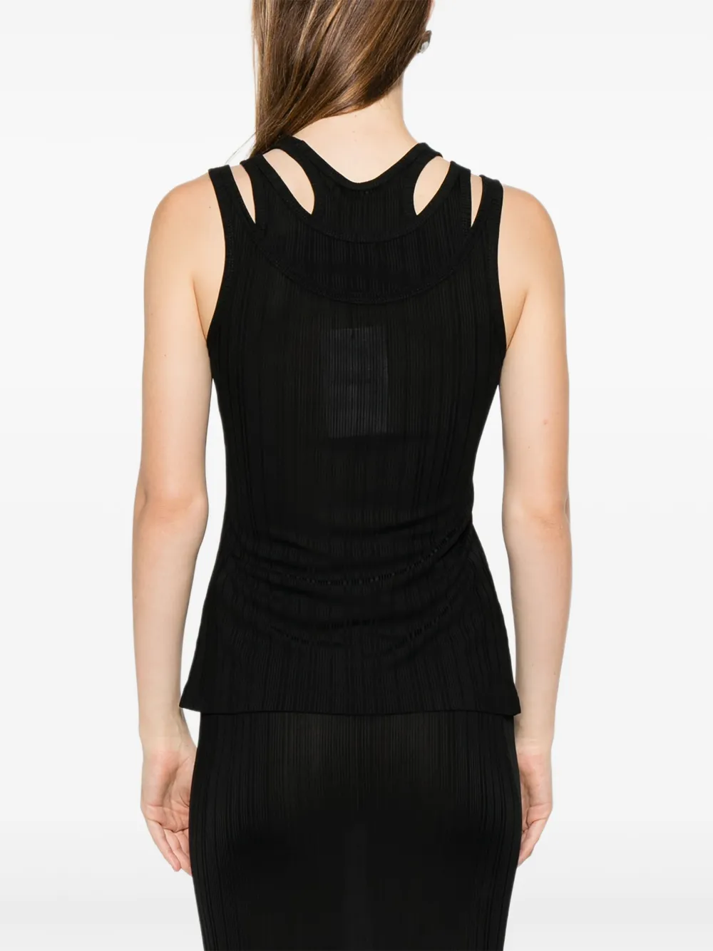 Viktor & Rolf Uitgesneden tanktop Zwart