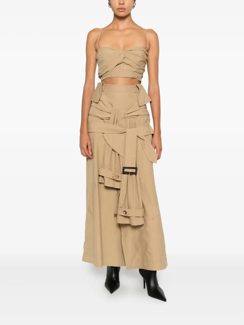 Viktor & Rolf Cropped top Beige
