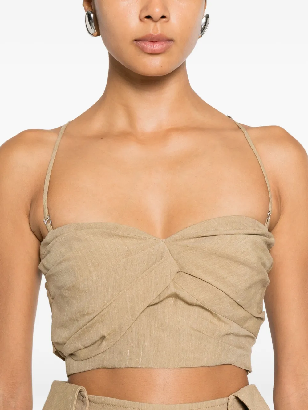 Viktor & Rolf Cropped top Beige