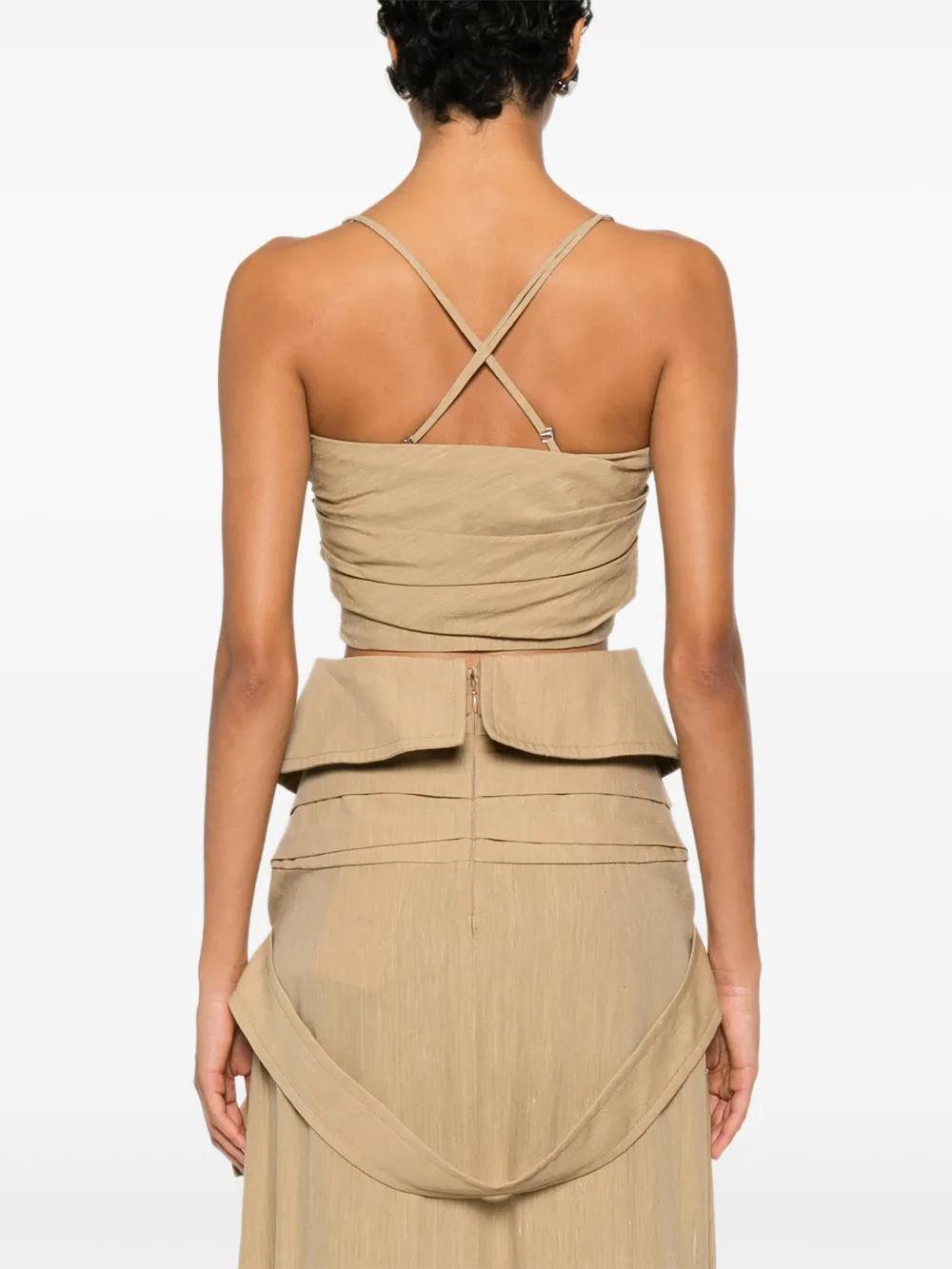 Viktor & Rolf Cropped top Beige