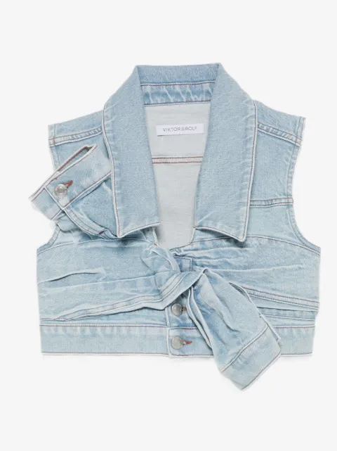 Viktor & Rolf tie-detail vest