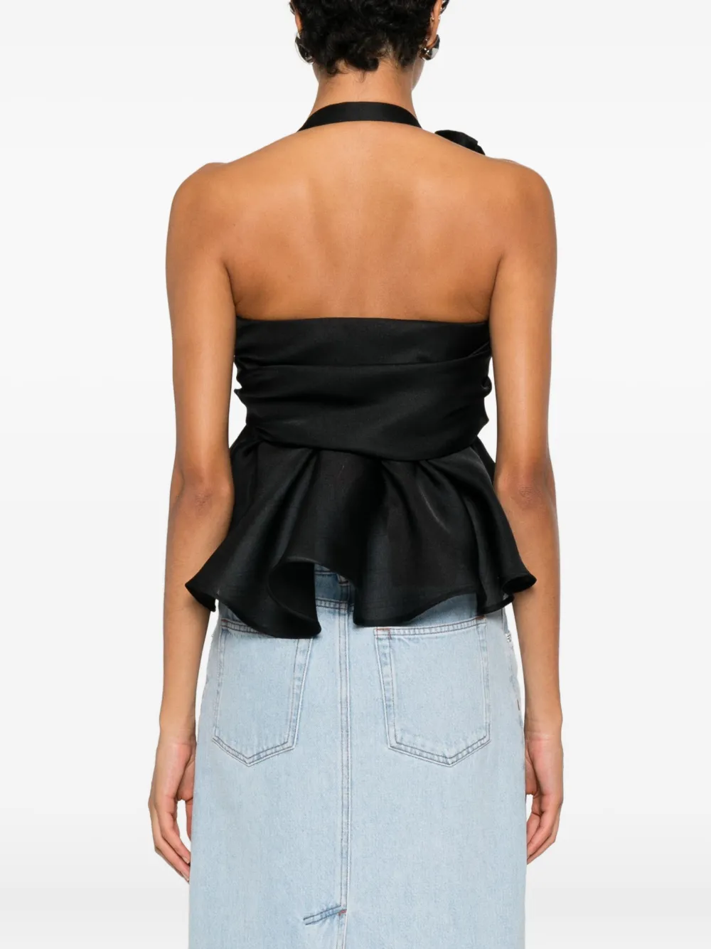 Viktor & Rolf Top met strik Zwart