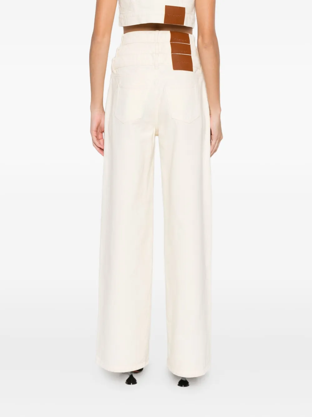 Viktor & Rolf Gelaagde jeans Beige
