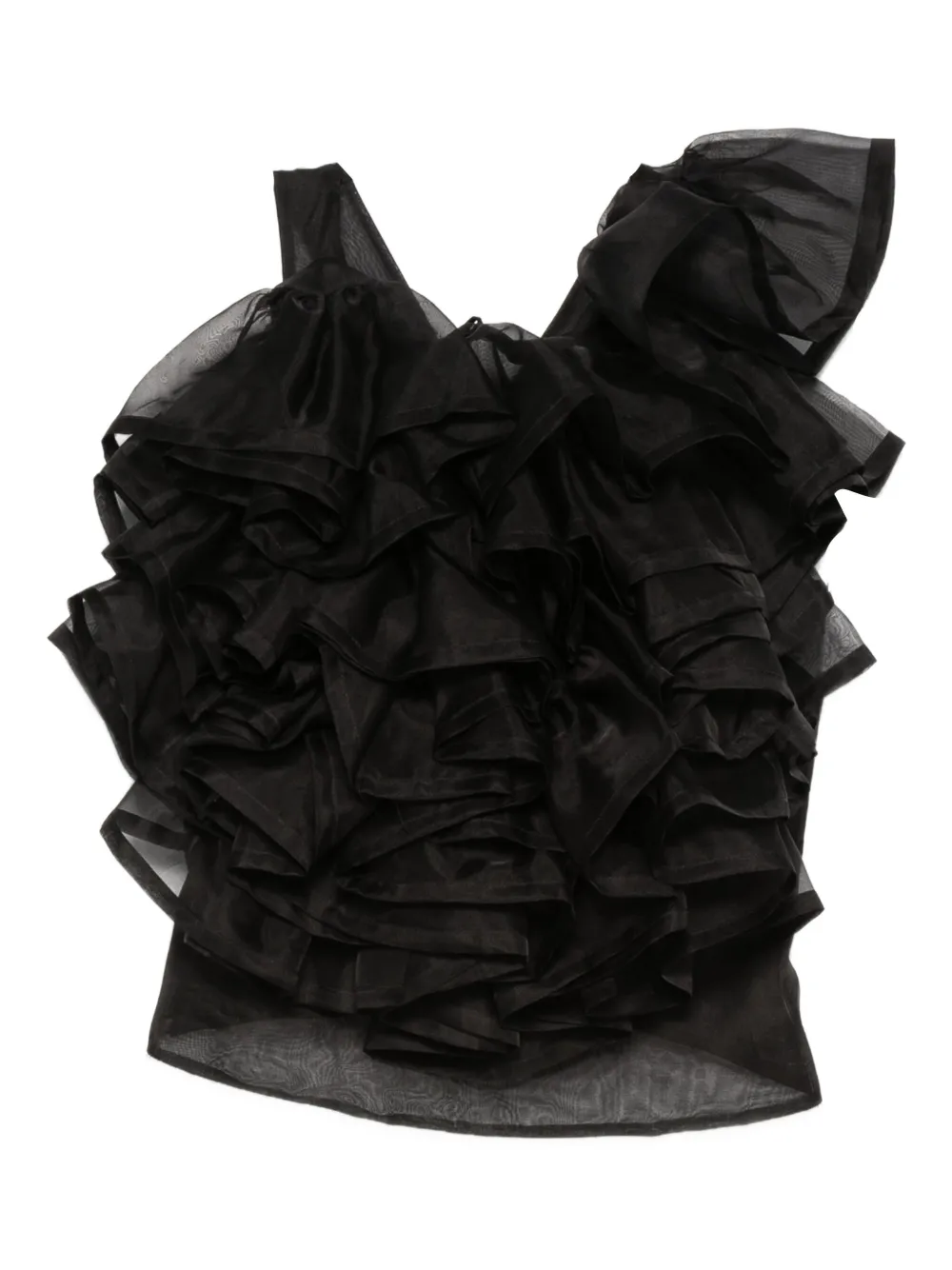 Viktor & Rolf Top con ruches - Nero