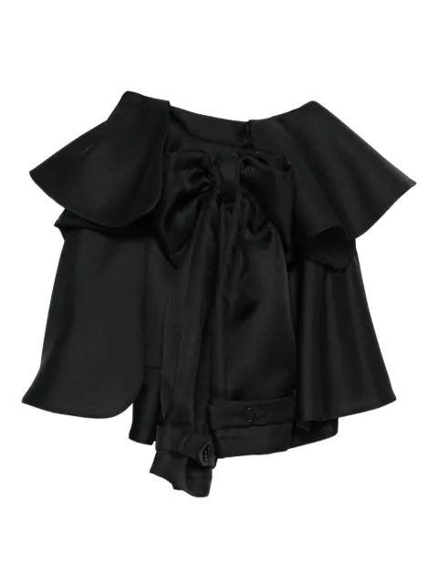Viktor & Rolf bow drape mini skirt