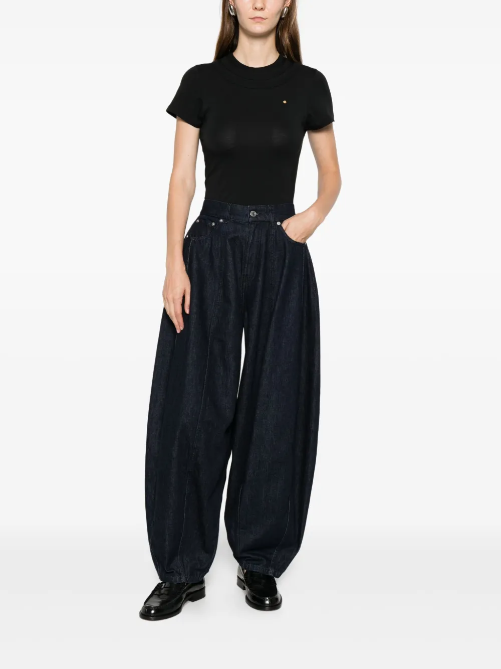 Viktor & Rolf T-shirt met ronde hals Zwart
