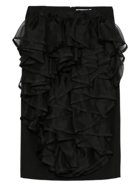 Viktor & Rolf ruffled volant midi skirt
