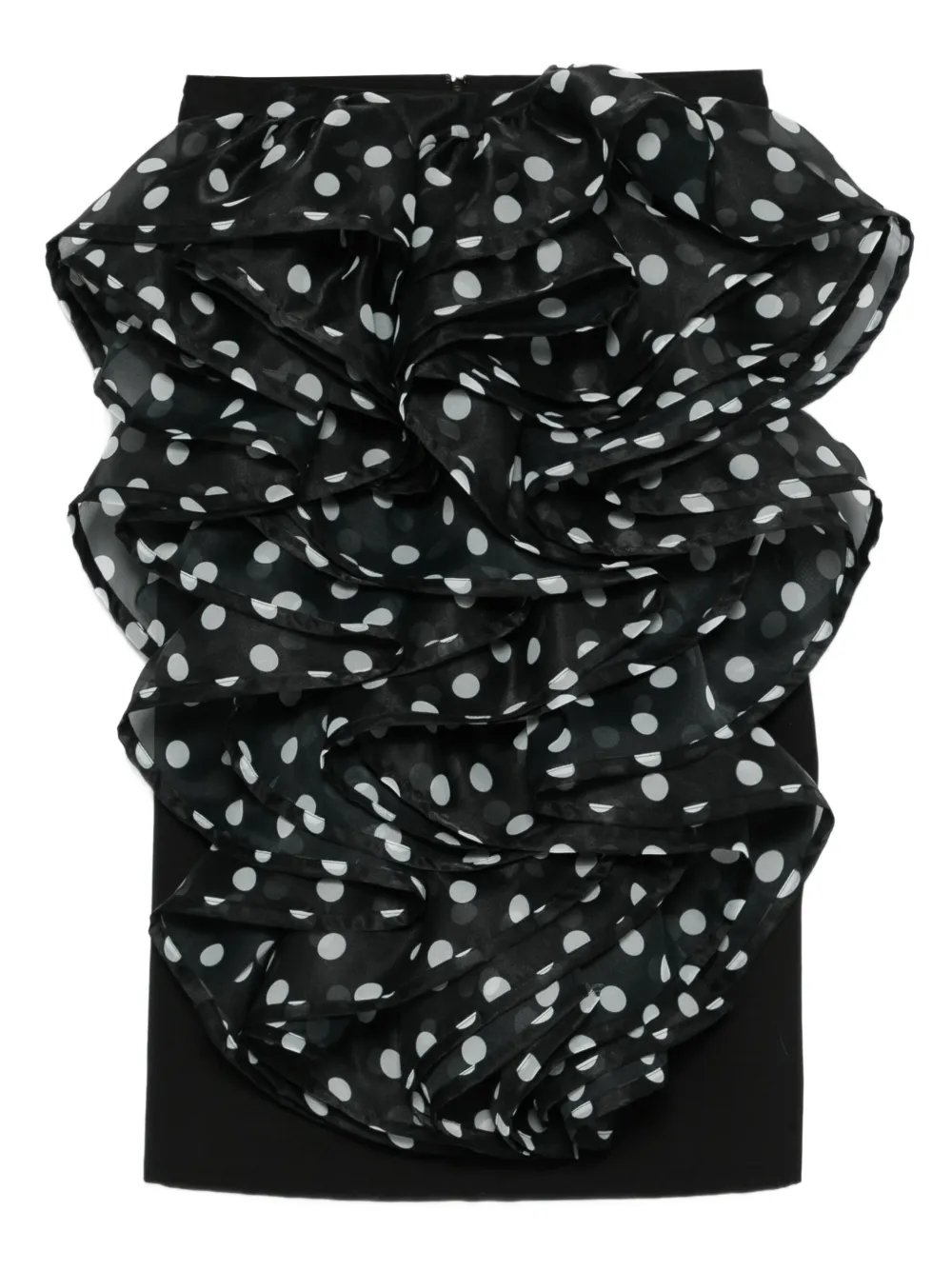 Viktor & Rolf Minigonna a pois - Nero