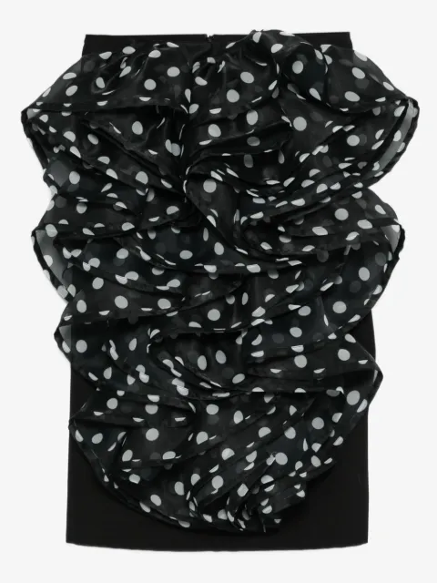 Viktor & Rolf ruffled polka-dot mini skirt