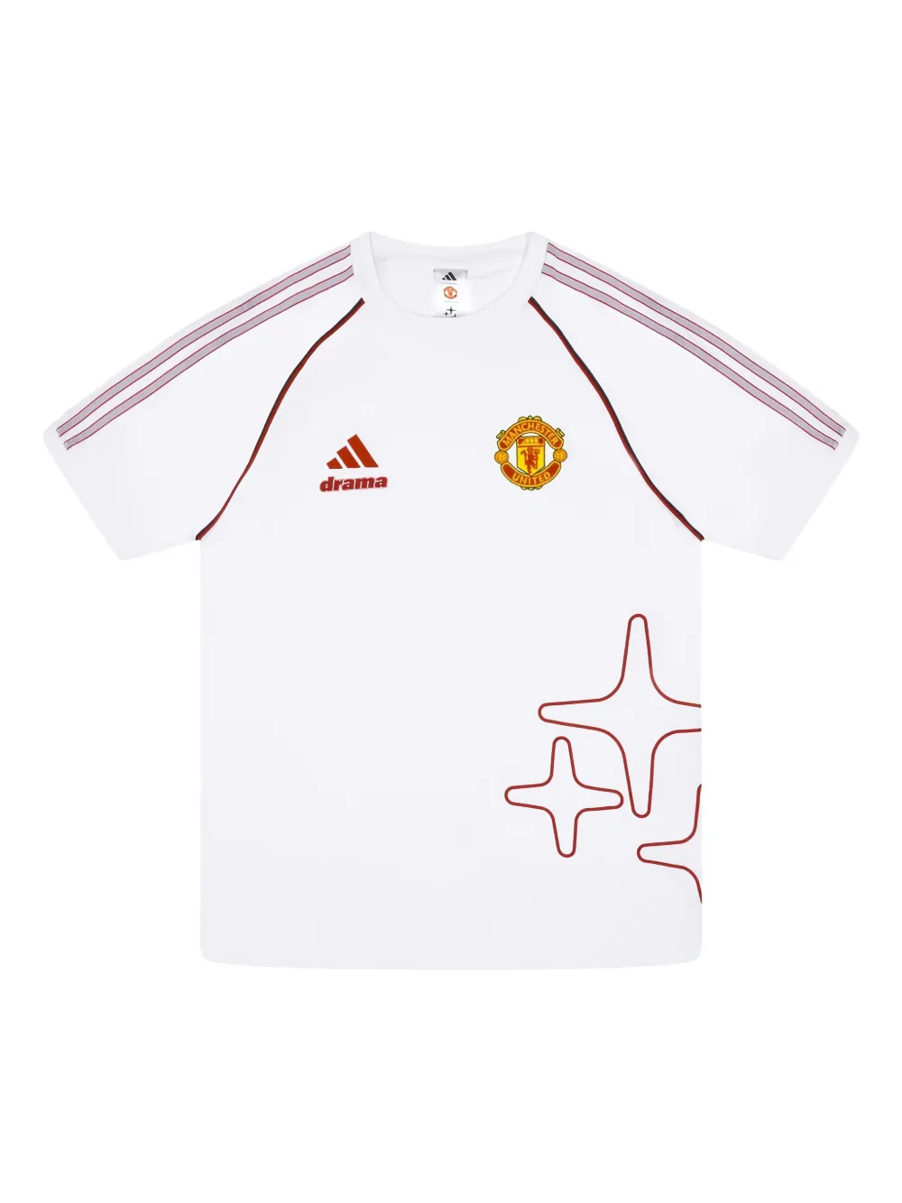 adidas x Manchester United x Drama グラフィック Tシャツ - ホワイト adidas x Manchester United x Drama グラフィック Tシャツ - ホワイト